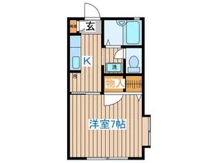 ファミールカノ【1階】の間取り