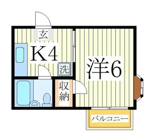 TRAD新柏【1階】の間取り