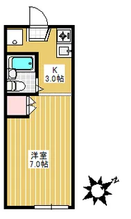 東京都豊島区目白2【マンション】の間取り
