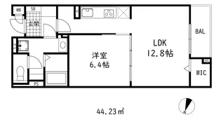 グランヴィル芦屋西【3階】の間取り