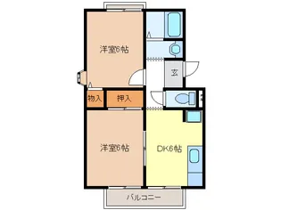 第二ビーチブリーズ【1階】の間取り