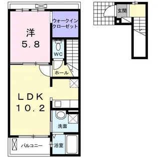 エミネンス川中島【2階】の間取り