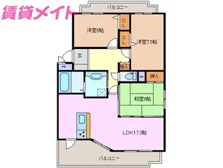 アーク・K【2階】の間取り