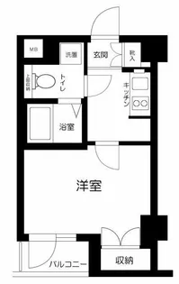東京都杉並区和田3【マンション】の間取り