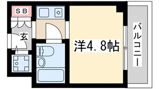 大阪府大阪市淀川区西宮原3【マンション】の間取り