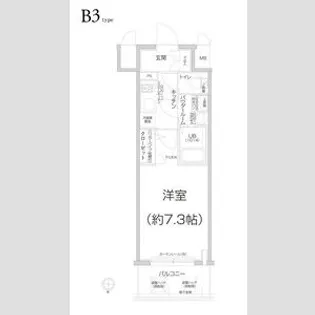 エスリード本町レジデンス【10階】の間取り