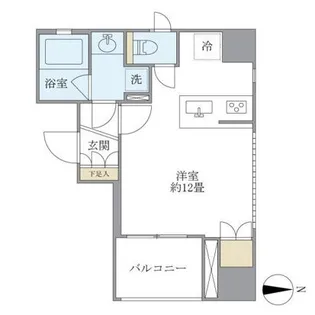 東京都千代田区内神田2【マンション】の間取り