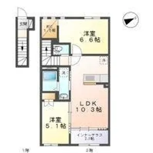 ラヴィロン【2階】の間取り