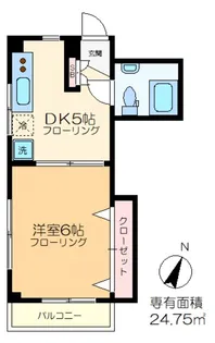 リバーサイド小澤【3階】の間取り