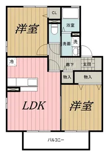 フェニックスF【2階】の間取り