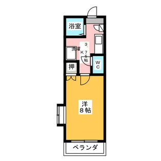 コンフォート大野【1階】の間取り