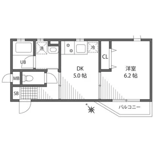 東京都世田谷区上祖師谷6【マンション】の間取り