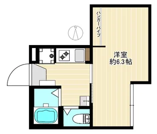 ルフィア中台【1階】の間取り