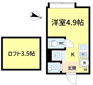 松島四丁目(4)【2階】の間取り