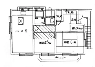 埼玉県さいたま市緑区大字大門【アパート】の間取り