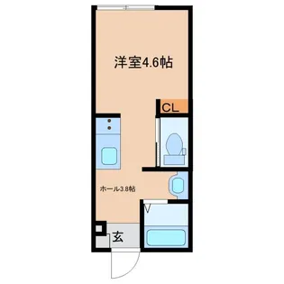 1Rの間取り画像