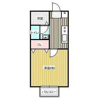 山形県山形市大字南館【アパート】の間取り