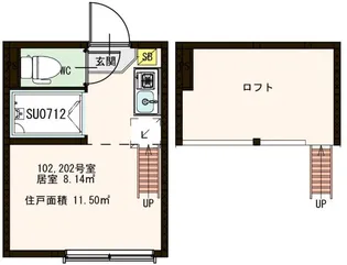 Three forest 西巣鴨【2階】の間取り