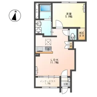 コンフォルトアンビエンテIII【1階】の間取り