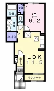 愛知県名古屋市緑区鳴海町字大清水【アパート】の間取り
