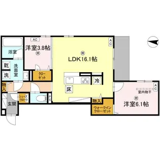 大阪府大阪市東淀川区小松3【アパート】の間取り