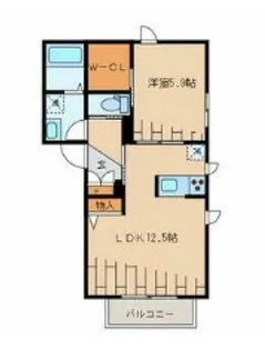 オンブラージュ【2階】の間取り