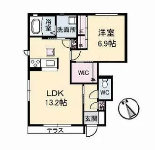 コルテ【1階】の間取り