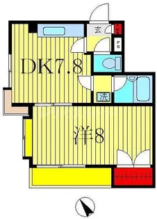 アーク柏中央【4階】の間取り