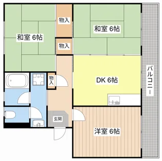 滋賀県栗東市小柿10【マンション】の間取り