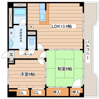 エクセレンスMARUZEN【10階】の間取り