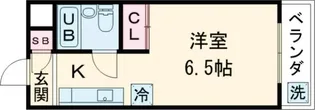 ジョイフル三山木【3階】の間取り