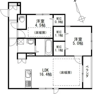 Supreme Maison 阿佐谷南【2階】の間取り