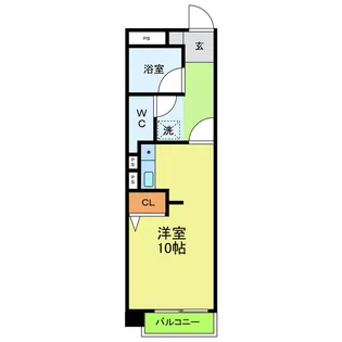 愛知県長久手市岩作中縄手【マンション】の間取り