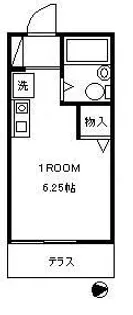 フラットエイト【2階】の間取り
