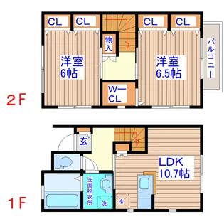 エクセレントコート Cの間取り