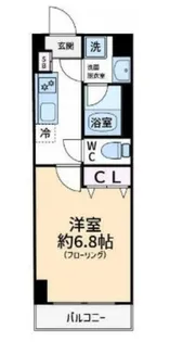 エクセリア氷川台【1階】の間取り