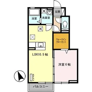 メゾン ルーナ【1階】の間取り