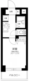 東京都新宿区西五軒町【マンション】の間取り