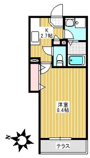 メゾンU・S【1階】の間取り
