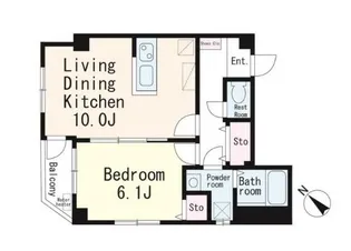 マリーナヒルズ【3階】の間取り