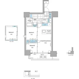 東京都文京区本郷3【マンション】の間取り
