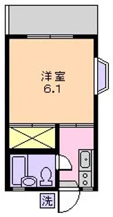 ハピネスハイム【1階】の間取り