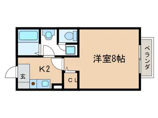 コリ-ナ伊勝【2階】の間取り