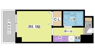 ウエストハウスINLani【6階】の間取り
