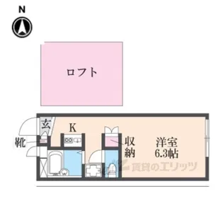 レオパレスヴィラ2【2階】の間取り