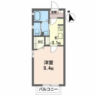 メゾン ラピス【2階】の間取り