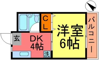 パールシティーII【1階】の間取り