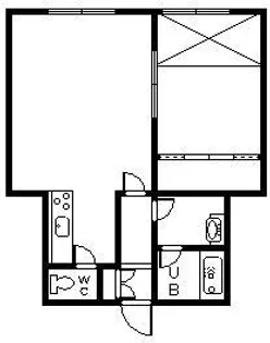 ウエストE【2階】の間取り