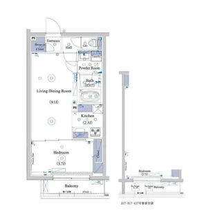 HY’s Vigor 墨田【4階】の間取り