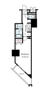 ライジングプレイス亀戸【8階】の間取り